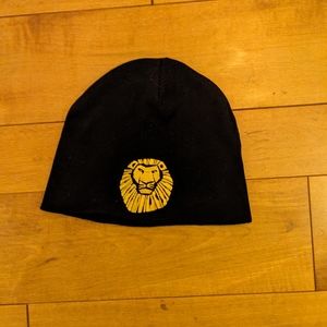 Lion embroidery black cap